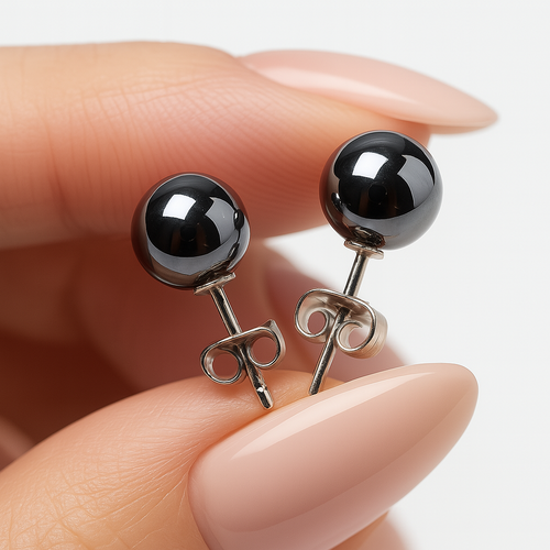 Small Round Earrings, Elegant Silver – Perfect for Daily Wear