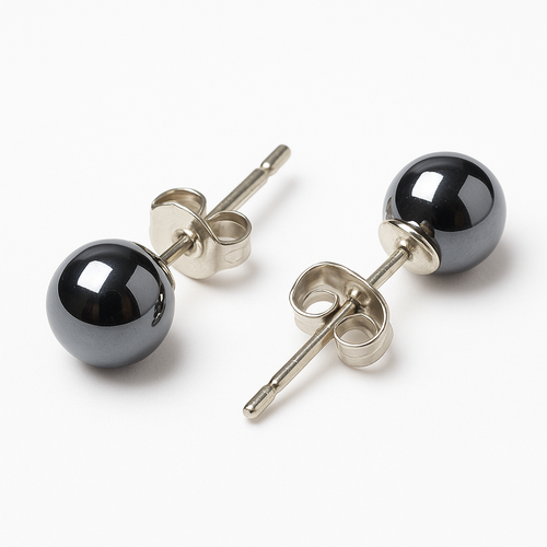 Small Round Earrings, Elegant Silver – Perfect for Daily Wear